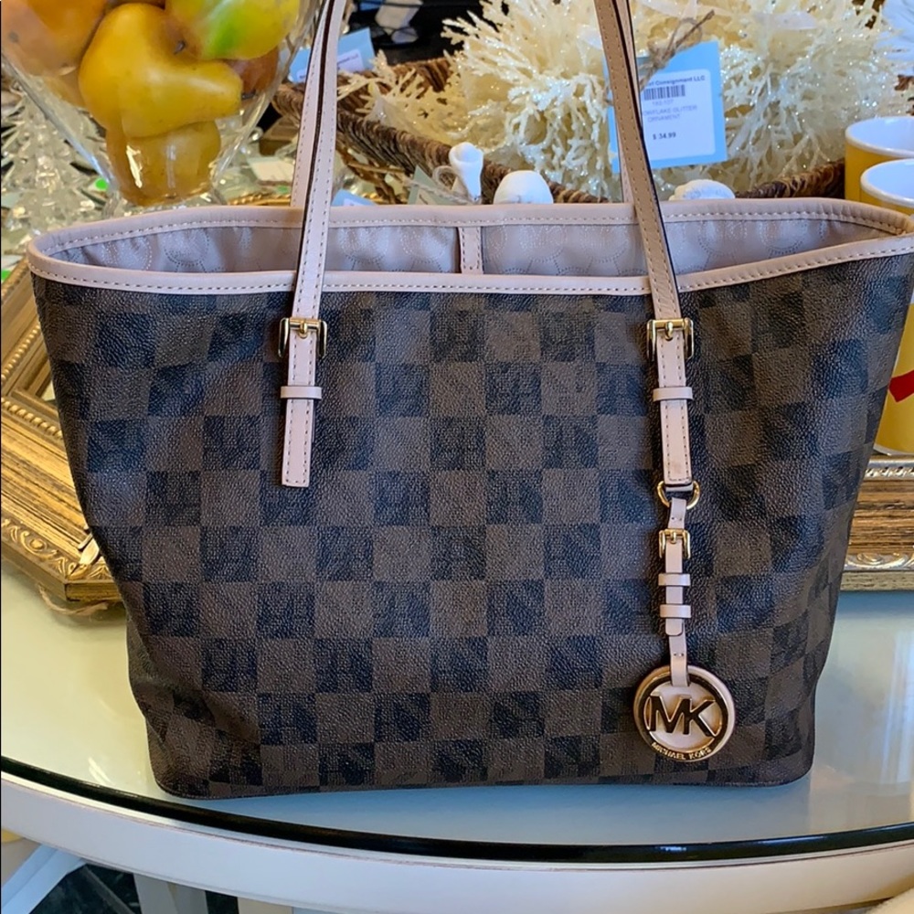 Michael Kors monogram shoulder bag tote